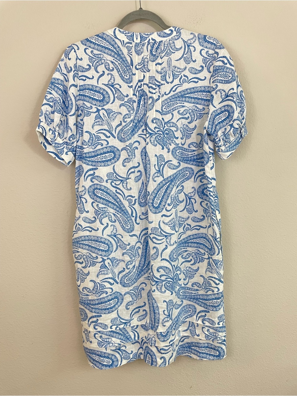J. McLaughlin Paisley Bandana Gianna Linen Shirt Tunic Dress Size Small - Picture 7 of 10